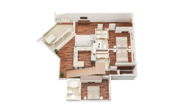 Imagem 3 de Apartamento em Flecheiras - 203m², Moderno e Sofisticado